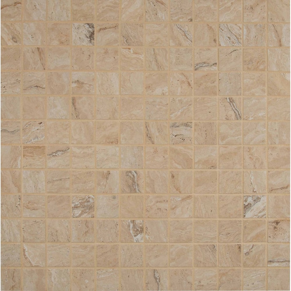 Veneto Sand SAMPLE Porcelain Mesh-Mounted Mosaic Tile